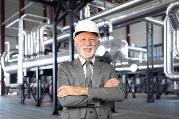 Fundador da Synergo em planta industrial